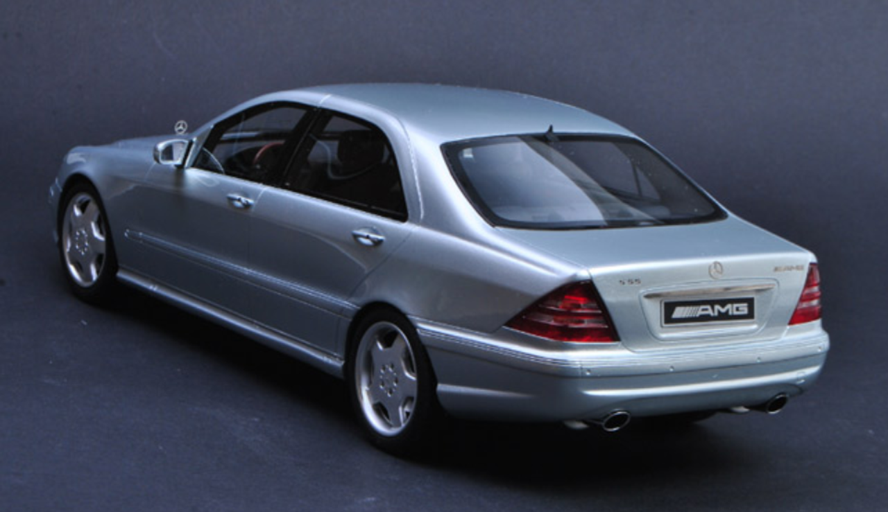 物置通販★貴重!★Mercedes-Benz S55 AMG 2000 Siver 1/18★美品!★OTTO/オットー★検索:Sクラス S600 BRABUS 乗用車