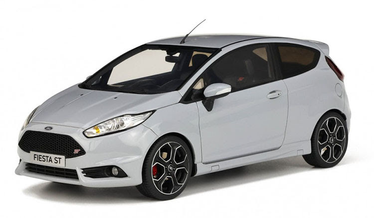 1/18 OTTO 2016 Ford Fiesta ST200 (Grey) Car Model - LIVECARMODEL.com