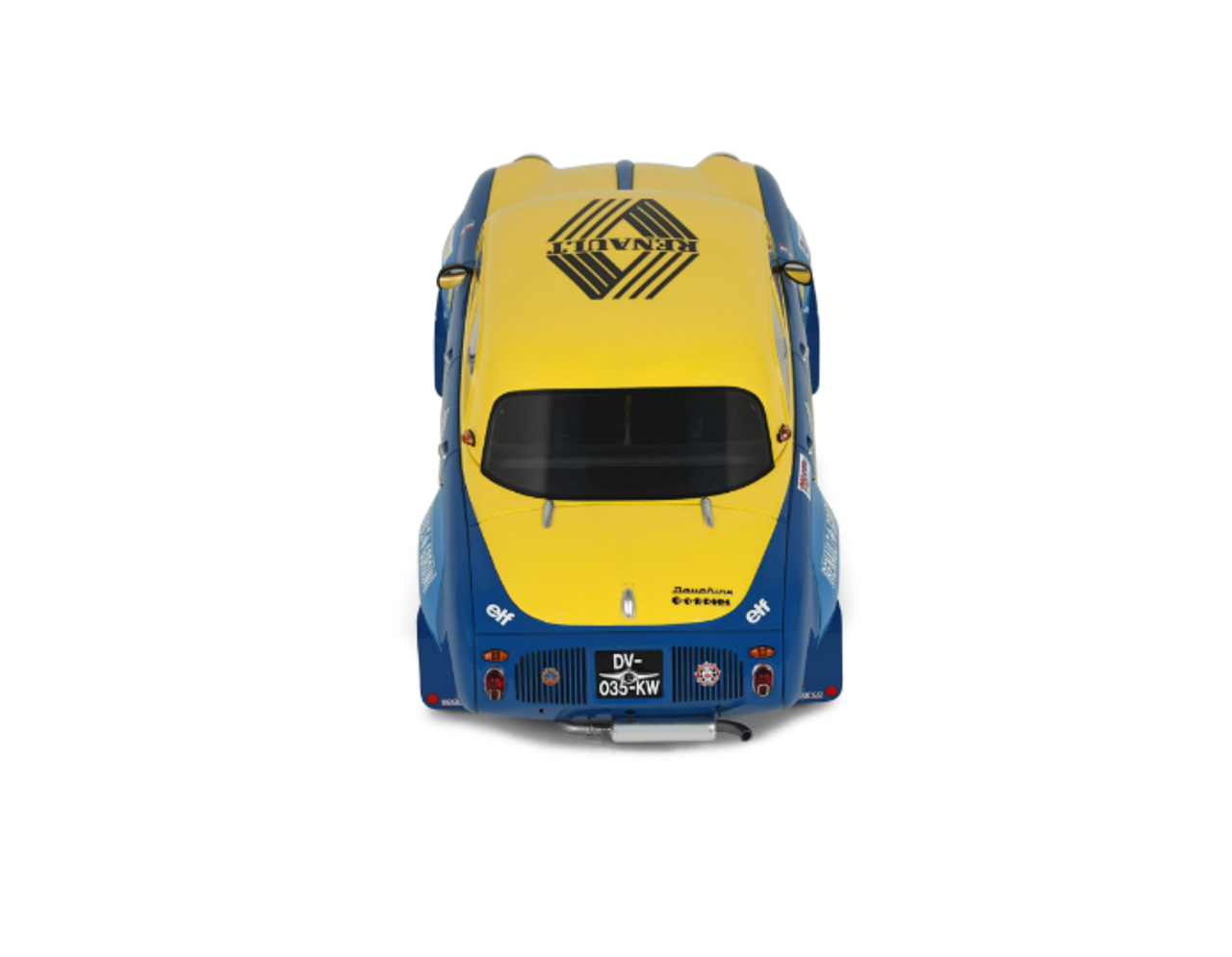 1/18 OTTO 1964 Renault Dauphine (Yellow & Blue) Car Model