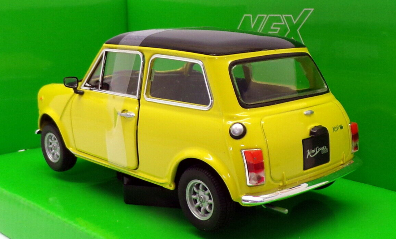 Mini Cooper 1300 (Yellow) 1/24-1/27 Diecast Model Car by Welly