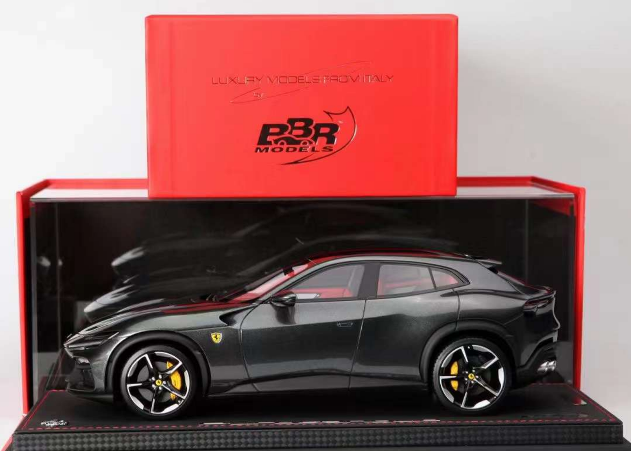 1/18 BBR Ferrari Purosangue (Grey Silverstone) Resin Car Model Limited 28 Pieces