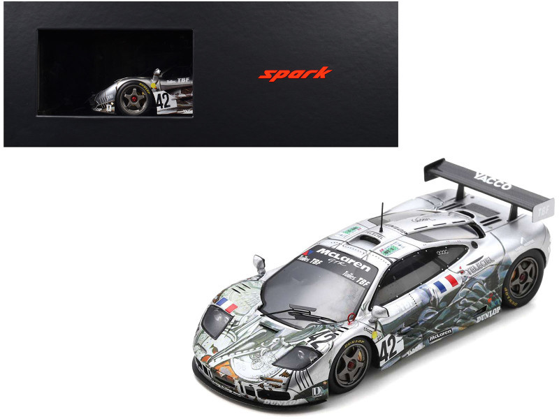 1/18 Spark 1995 McLaren F1 GTR No.42 BBA Competition 24H Le Mans