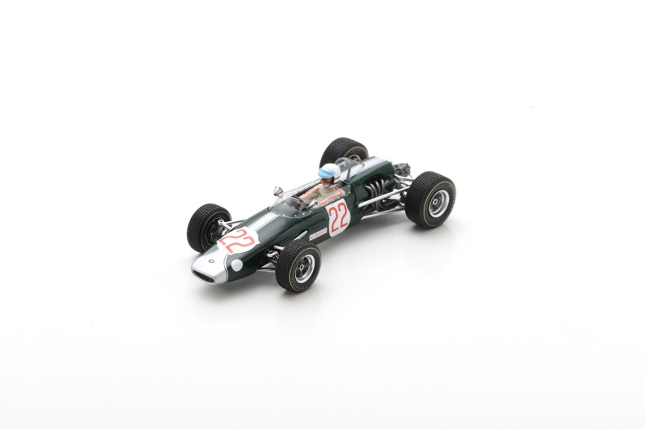 1/43 Spark 1967 Formula 2 Brabham BT23 No.22 2nd F2 German GP Alan Rees Car Model