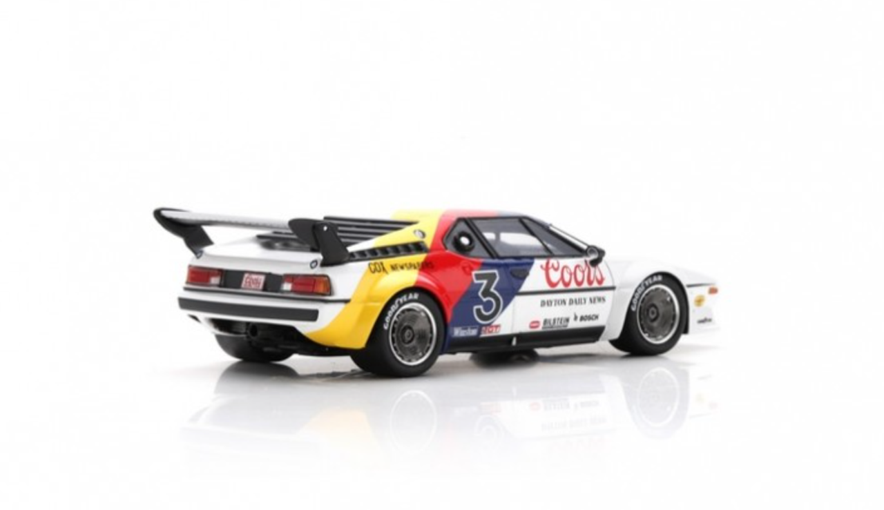 1/43 Spark 1979 BMW M1 No.3 3rd Mid-Ohio 250 Miles J. Busby - D. Aase Car Model