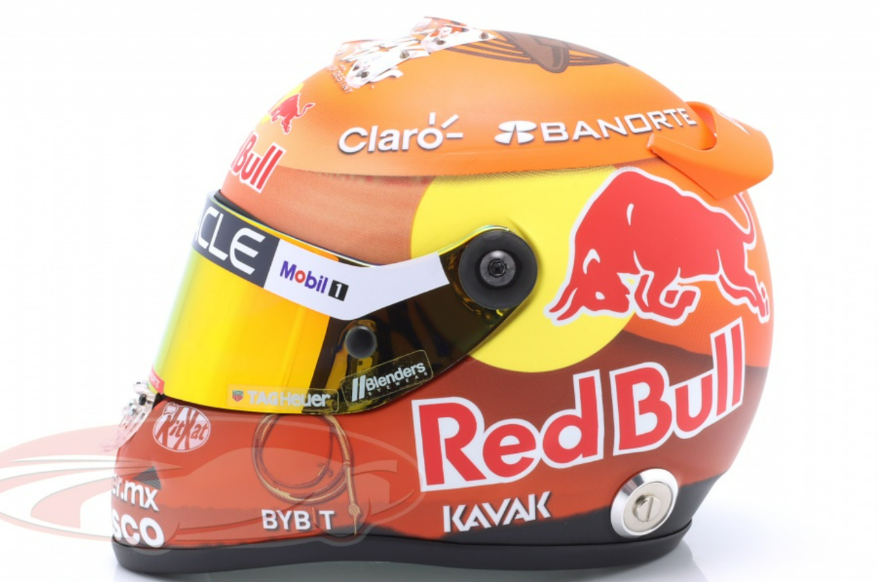 1/2 Schuberth 2022 Formula 1 Sergio Perez Red Bull Racing #11 Canada GP Helmet Model