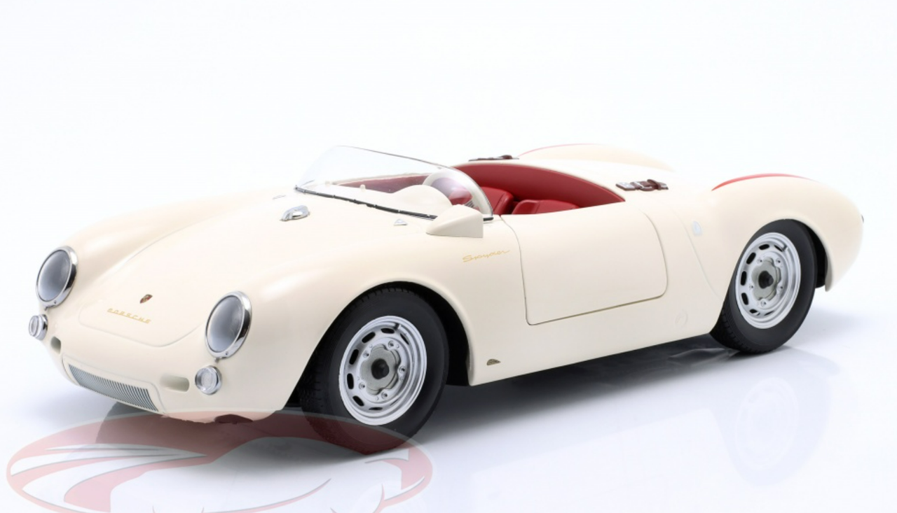 1/12 KK-Scale 1955 Porsche 550A Spyder (White) Car Model