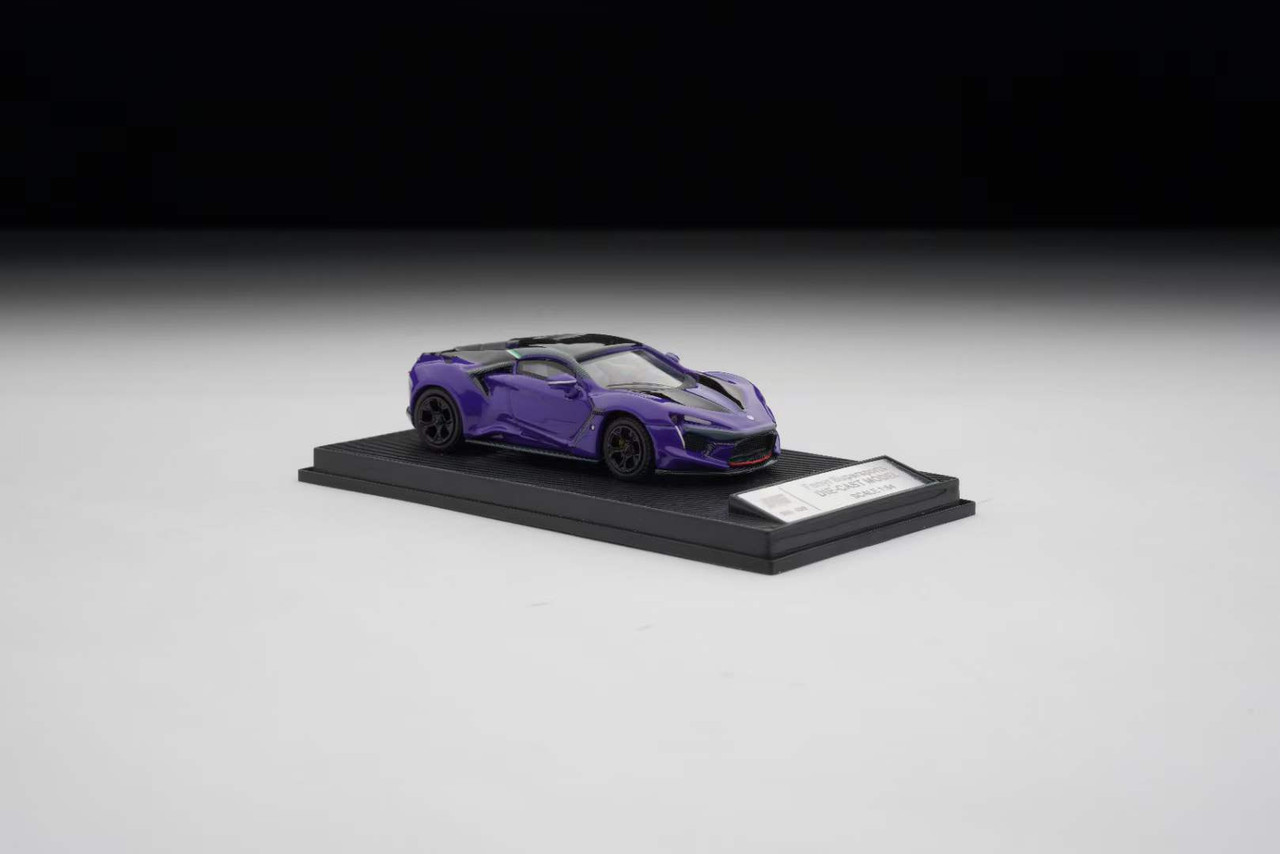 1/64 SmallCarArt Lykan Fenyr Super Sports (Purple) Diecast Car Model