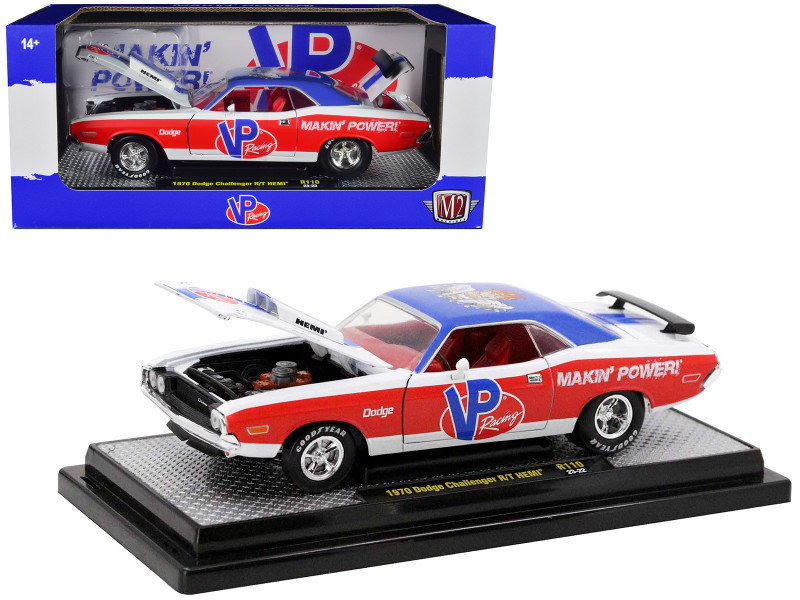 1/24 M2 Machines 1970 Dodge Challenger R/T HEMI VP Racing (Red