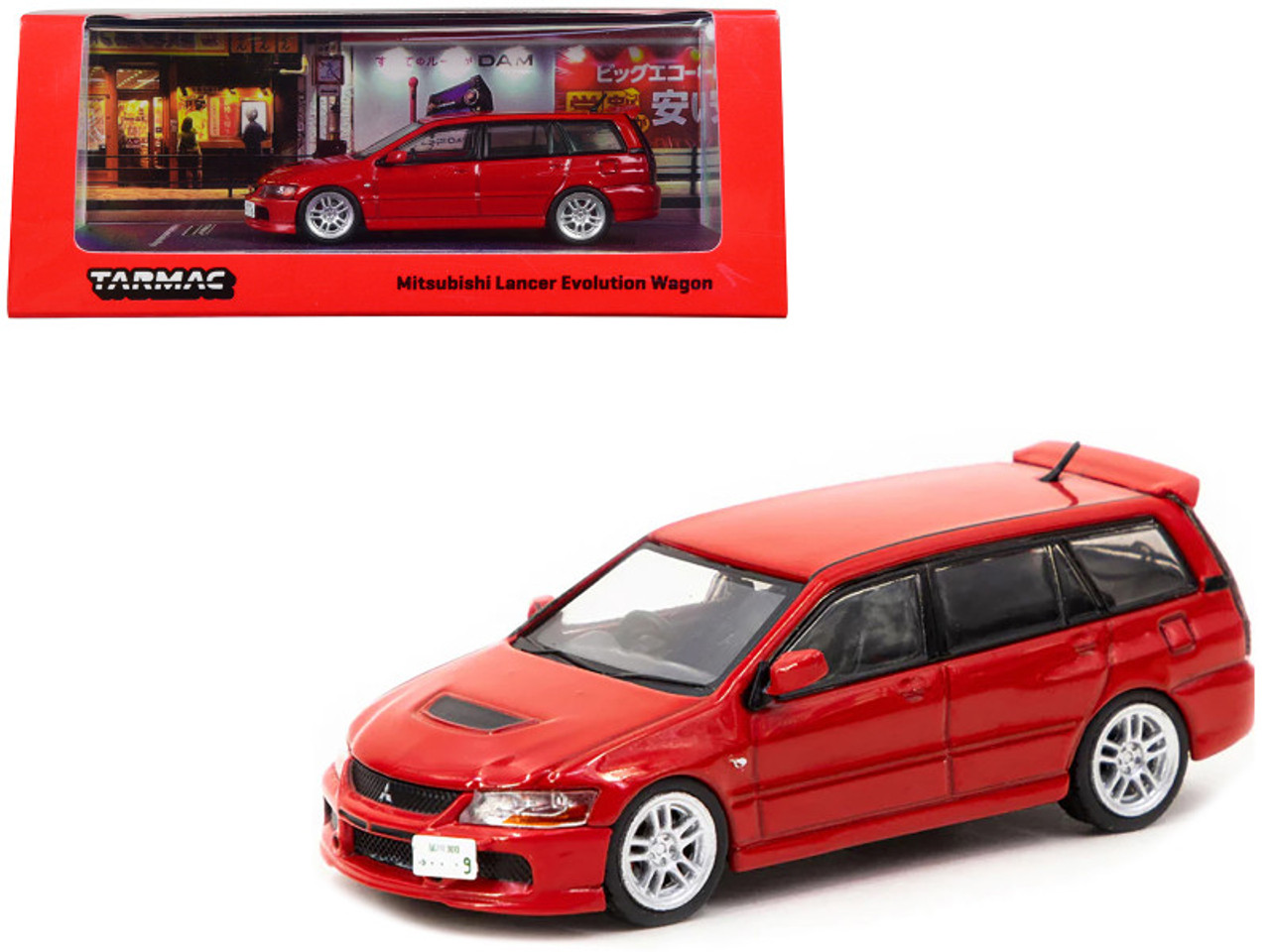 1/64 Tarmac Works Mitsubishi Lancer Evolution Wagon Red