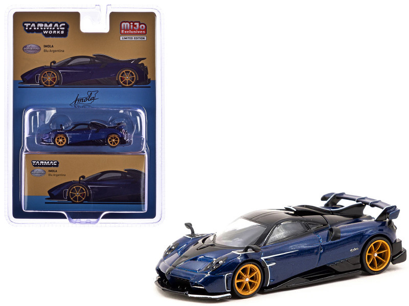 1/64 Tarmac Works Pagani Imola Blu Argentina - LIVECARMODEL.com