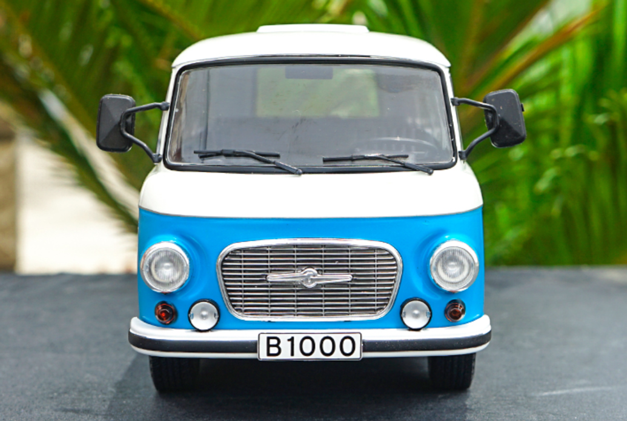 1/18 Model Car Group Barkas B1000 B 1000 (Blue / White) Diecast Car Model