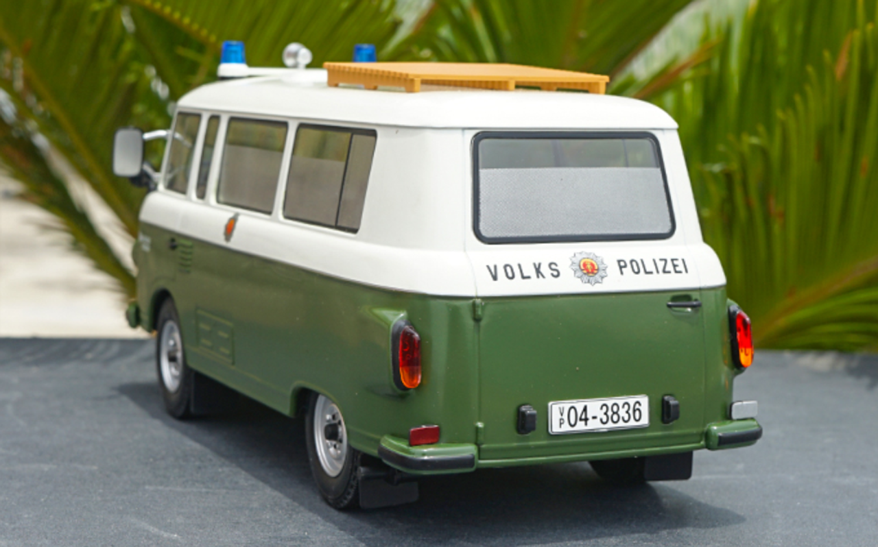 1/18 Model Car Group Barkas B1000 B 1000 Volks Polizei Police Car Diecast Car Model