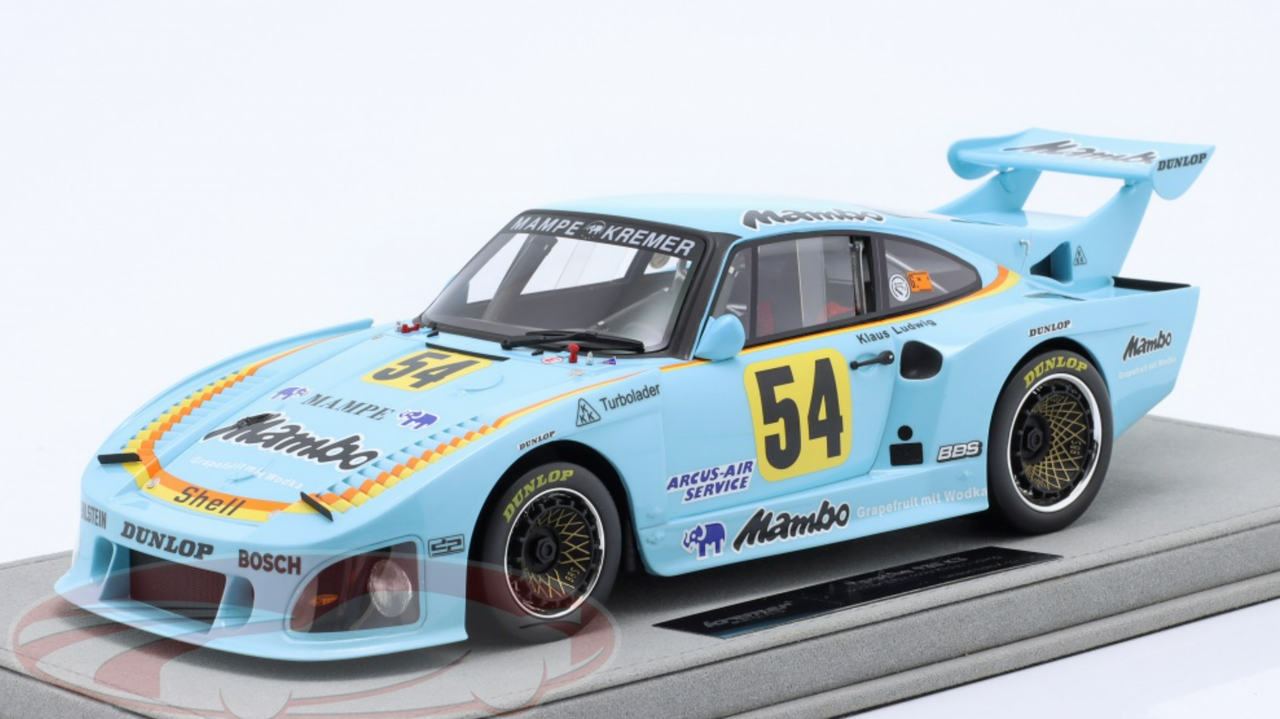 1/18 Cartima 1979 Kremer Porsche 935 K3 #54 Winner DRM Kremer Porsche Racing Klaus Ludwig Car Model