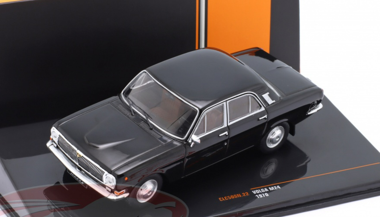 1/43 Ixo 1970 Wolga M24 (Black) Car Model