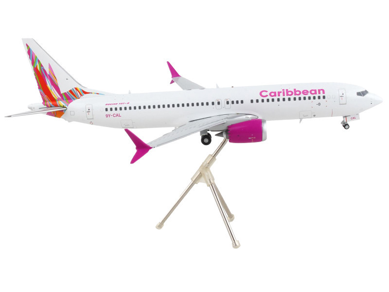 航空機・ヘリコプター BOEING737-8Q8 Caribbean Airlines Boeing 737 MAX 8 Commercial Aircraft 