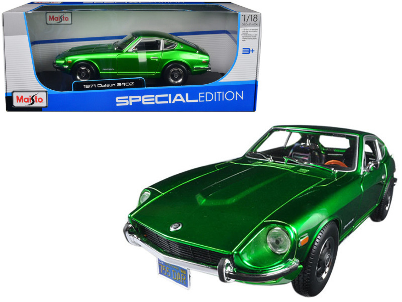 Maisto 1971 Datsun 240Z 特別版 Amazon.com: Maisto 1:18 Special Edition 1971 Datsun 240Z