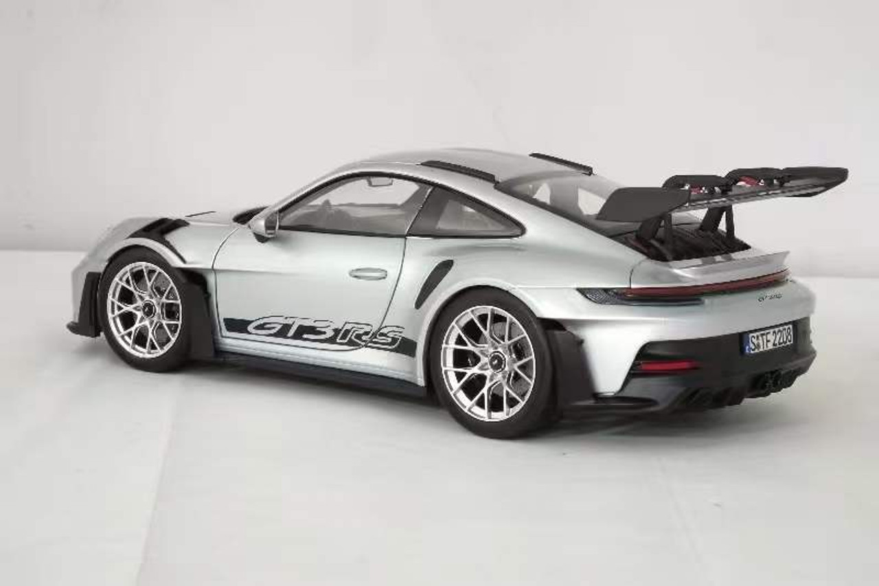 1/18 Norev 2023 Porsche 911 GT3 RS 992 (Ice Silver Grey) Diecast 