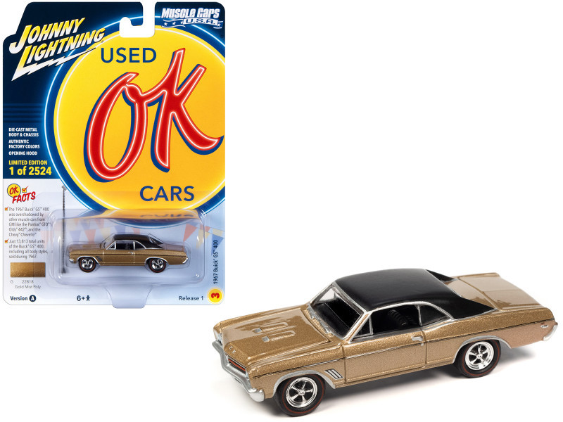 1967 Buick GS 400 Gold Mist Metallic with Matt Black Top Limited