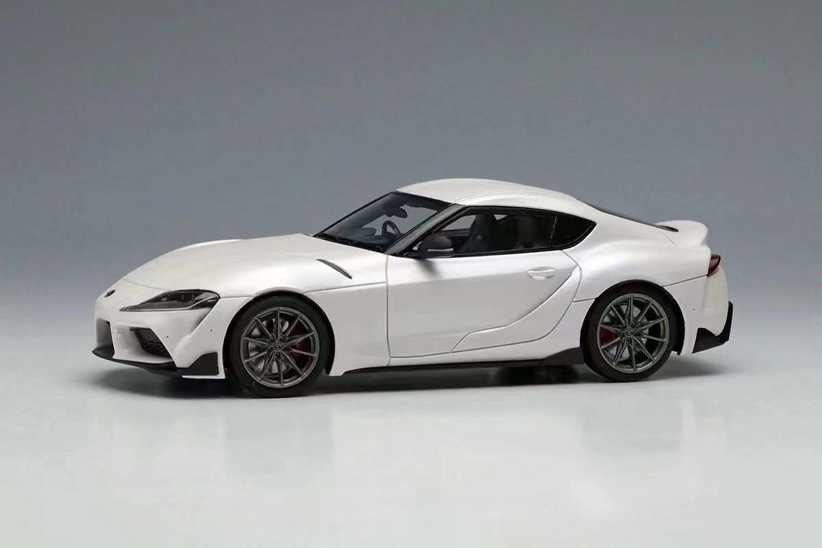 1/43 Make Up 2022 Toyota GT Supra RZ (A91) (Matte Pearl White) Car