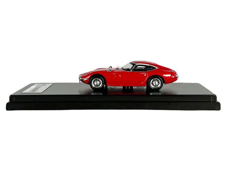 Toyota 2000GT RHD (Right Hand Drive) Red 1/64 Diecast Model Car by