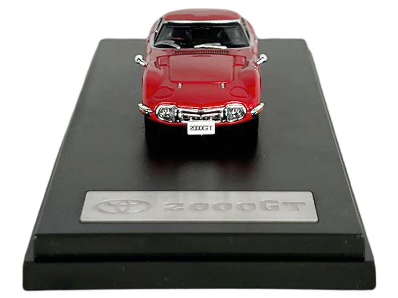 Toyota 2000GT RHD (Right Hand Drive) Red 1/64 Diecast Model Car by