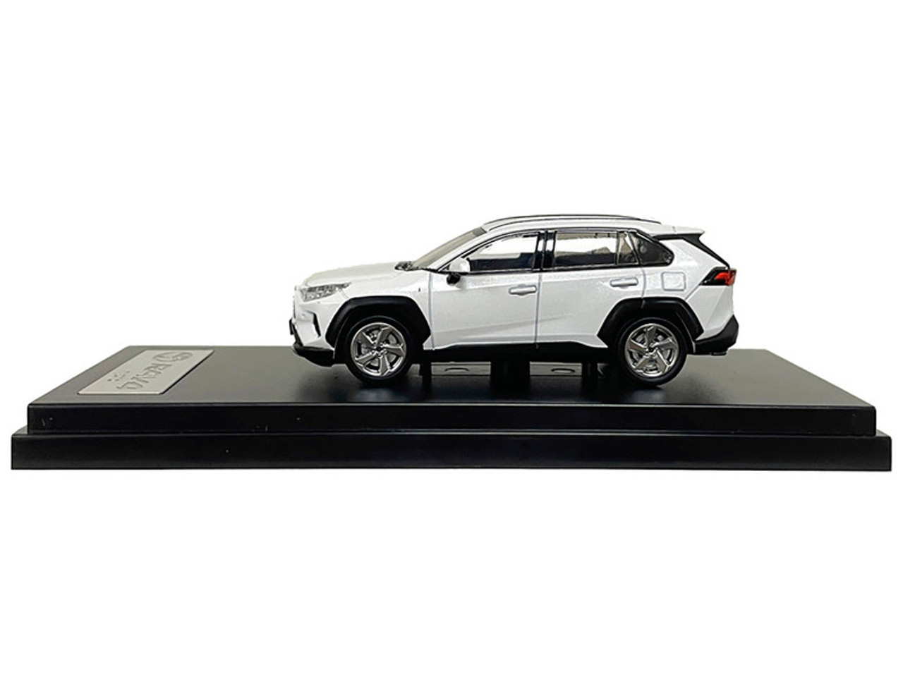 Toyota RAV4 Hybrid White Metallic 1/64 Diecast Model Car by LCD Models