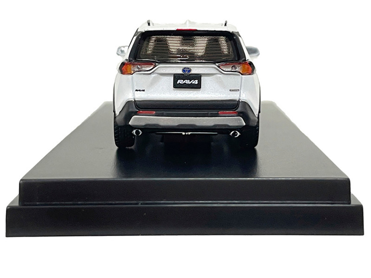 Toyota RAV4 Hybrid White Metallic 1/64 Diecast Model Car by