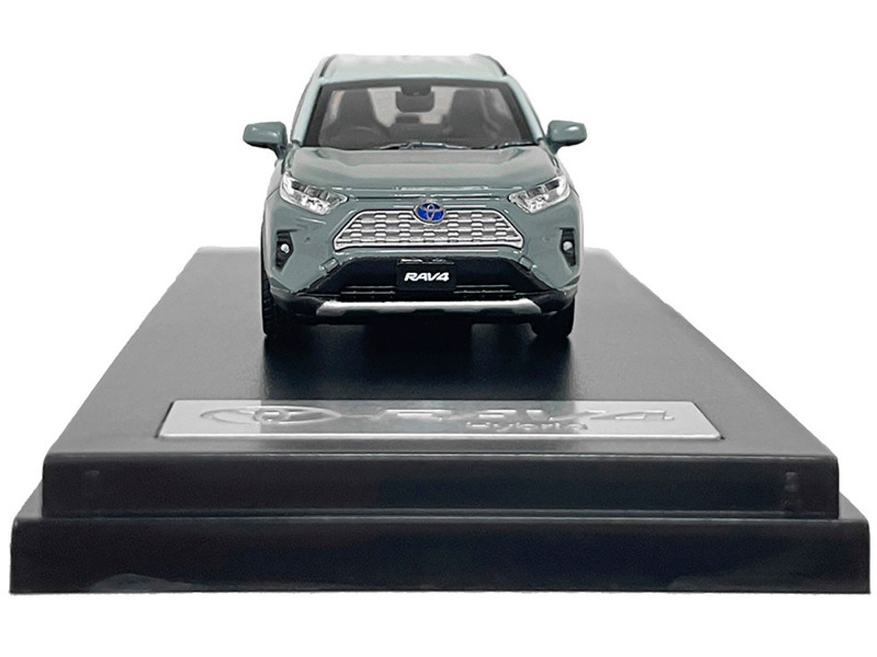 Toyota RAV4 Hybrid Gray with Light Gray Top 1/64 Diecast Model Car by LCD Models