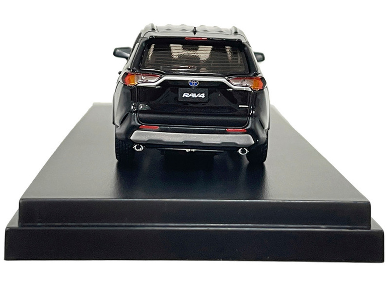 Toyota RAV4 Hybrid Black 1/64 Diecast Model Car by LCD Models
