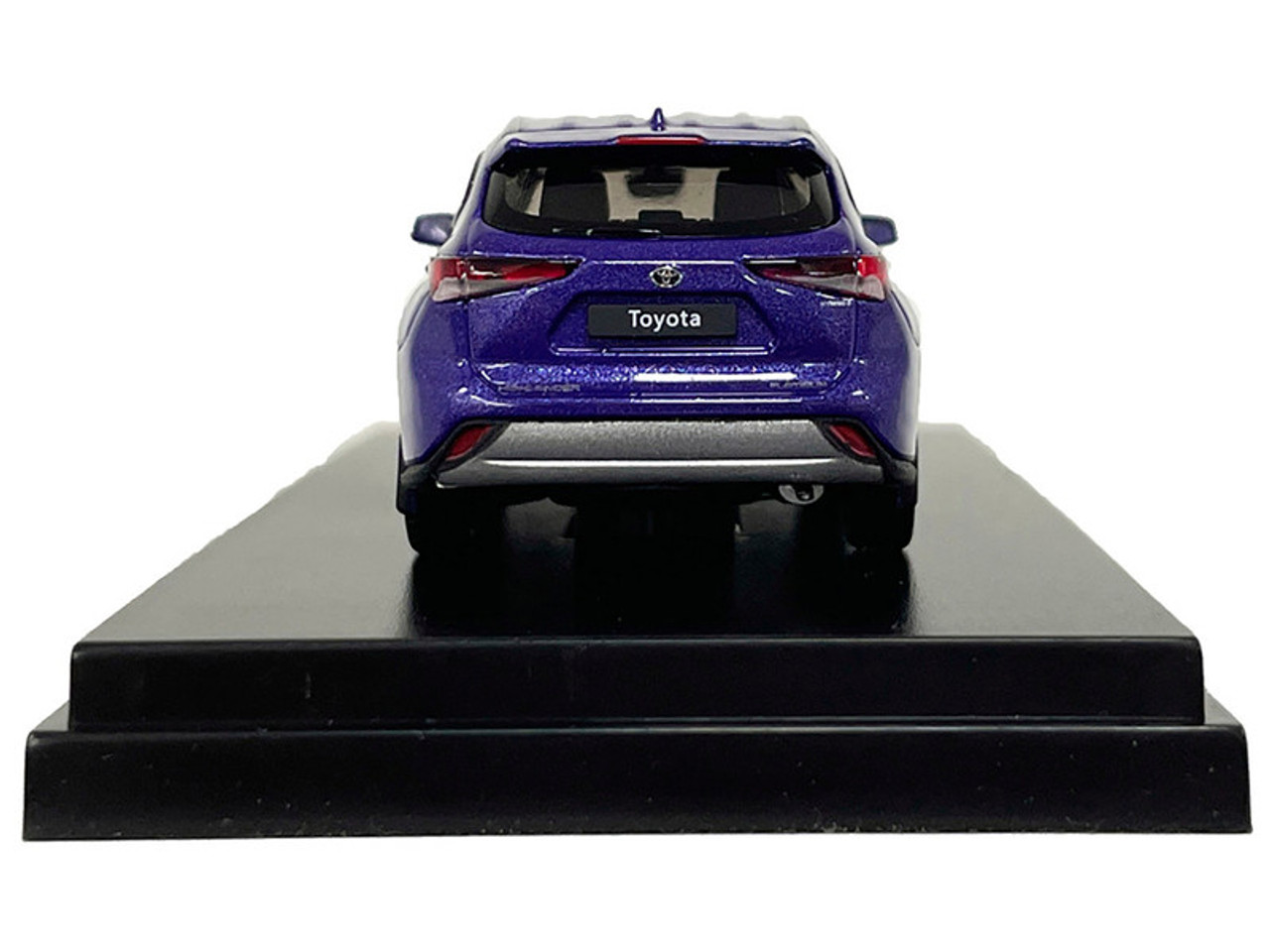 Toyota Highlander Blue Metallic with Sunroof 1/64 Diecast Model Car by LCD Models