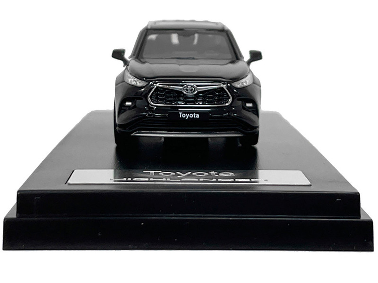 Toyota Highlander Black with Sunroof 1/64 Diecast Model Car by LCD Models