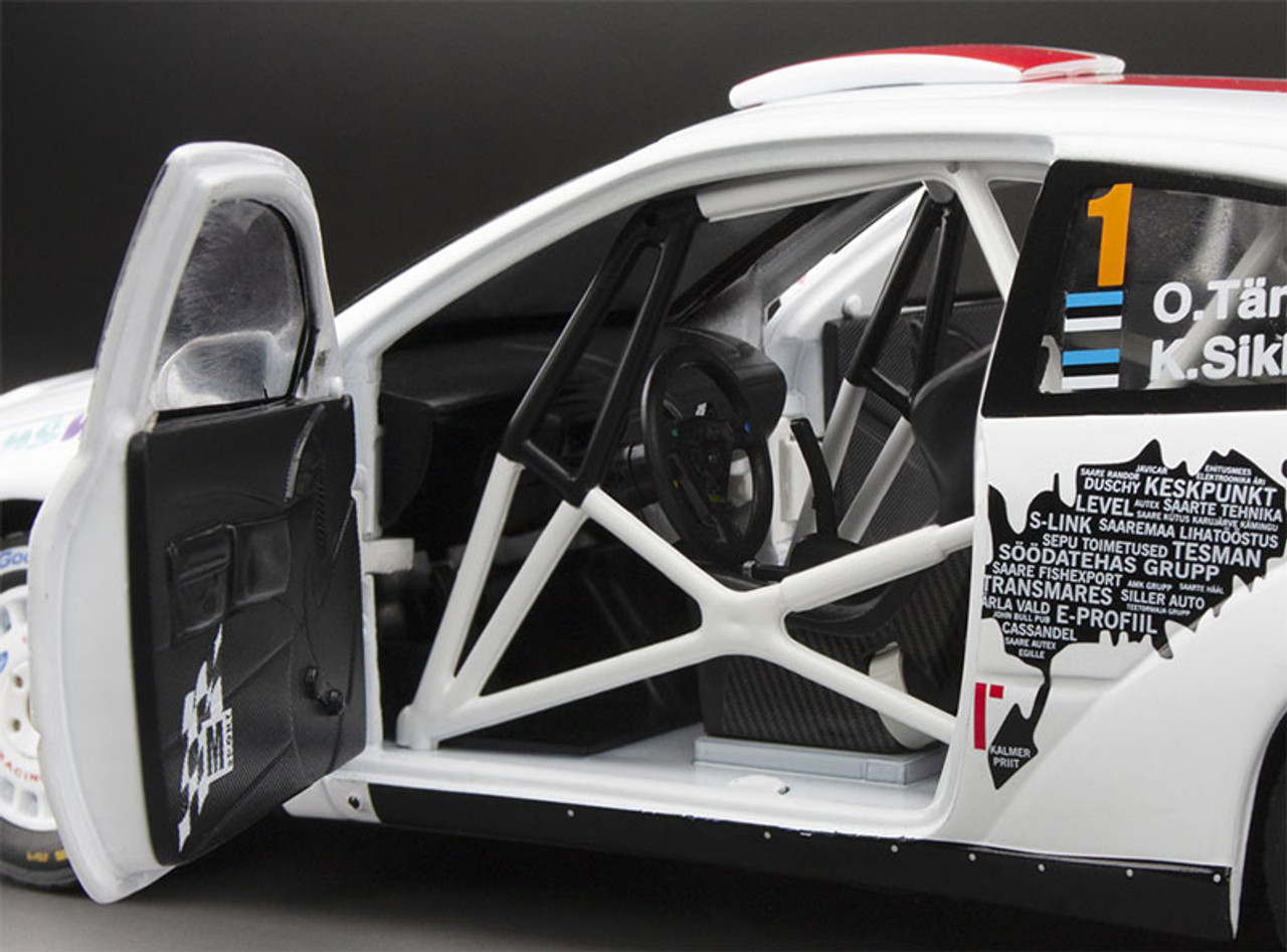 1/18 Sunstar 2011 Ford Focus RS WRC '03 - #1 O.Tänak, K.Sikk Winner Saaremaa Rally Diecast Car Model