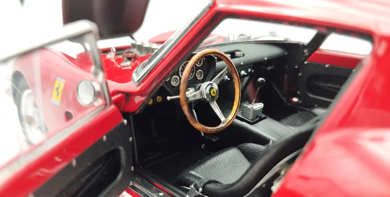 1/18 CMC 1962 Ferrari 250 GTO #1 Winner 1000km Paris North American Racing Team Pedro Rodriguez, Ricardo Rodriguez Diecast Car Model