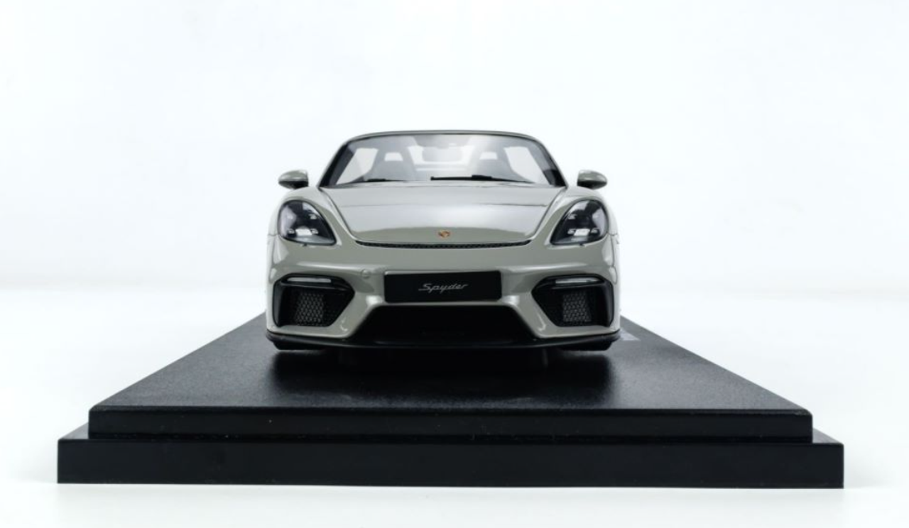 【GTSpirit】1/18 Porsche 718 Spyder Crayon 1/18 GT Spirit Porsche 718 Spyder (Crayon Grey) Resin Car