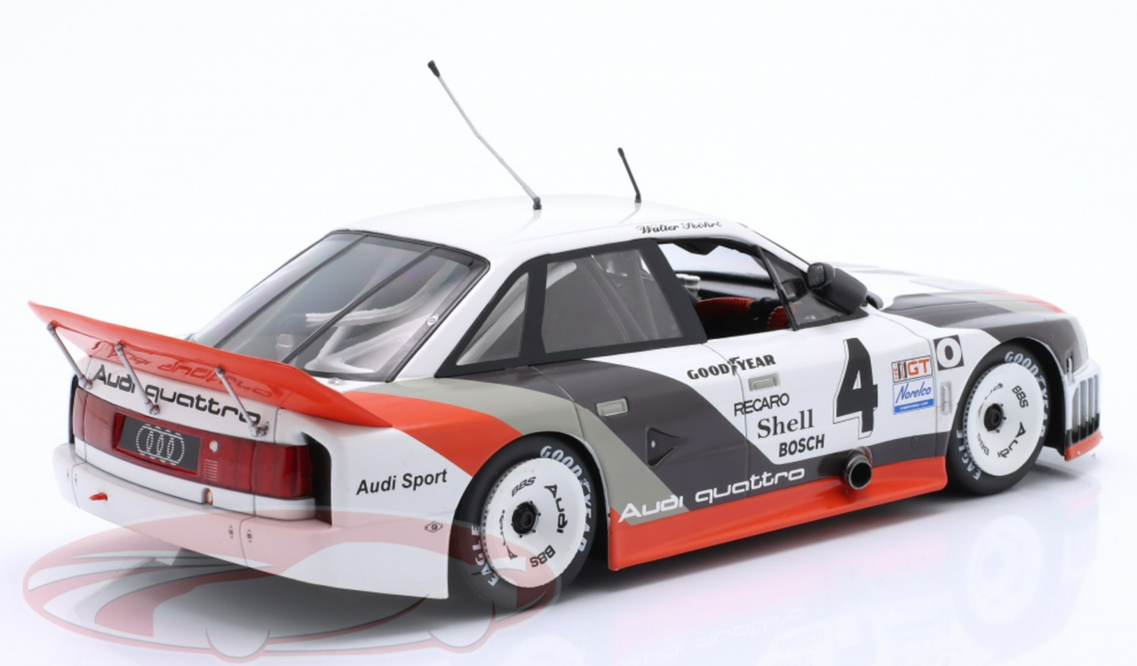 1/18 Werk83 1989 Audi 90 IMSA GTO #4 Winner Watkins Glen IMSA Audi of America Hans-Joachim Stuck, Walter Röhrl Car Model