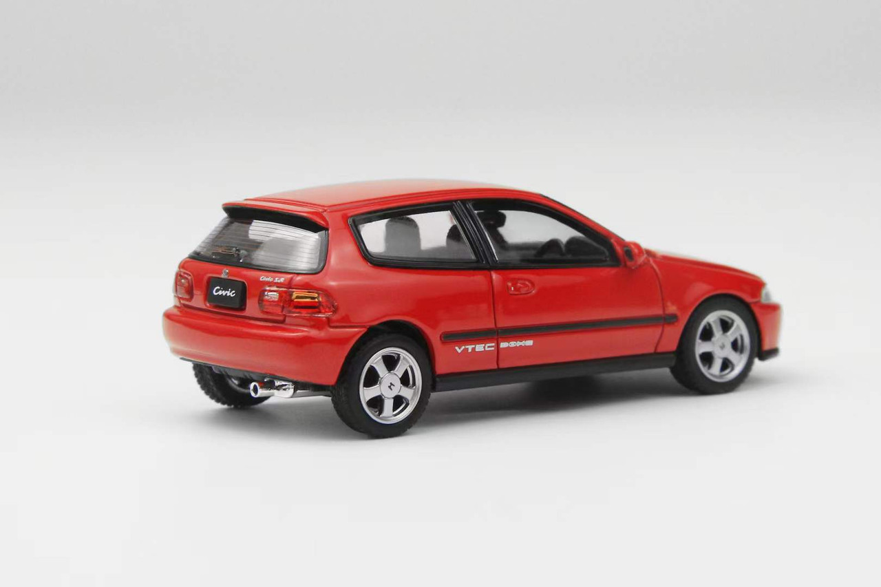 1/64 LCD Honda Civic Type-R (EG6) (Red) Diecast Car Model