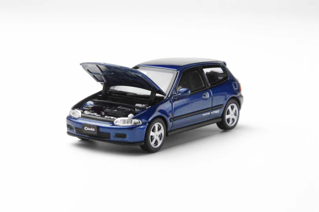 1/64 LCD Honda Civic Type-R (EG6) (Blue) Diecast Car Model