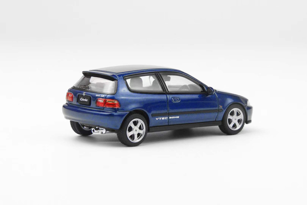 1/64 LCD Honda Civic Type-R (EG6) (Blue) Diecast Car Model