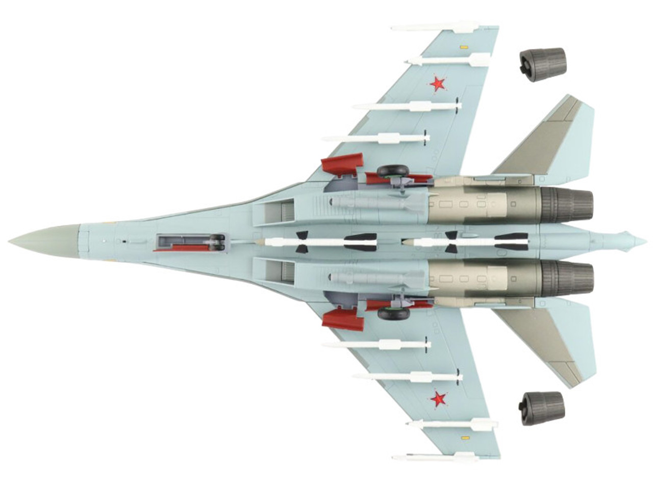 Sukhoi Su-35S Flanker-E Fighter Aircraft "116th Combat Application Training Center of Fighter Aviation VKS" (2022) Russian Air Force "Air Power Series" 1/72 Diecast Model by Hobby Master