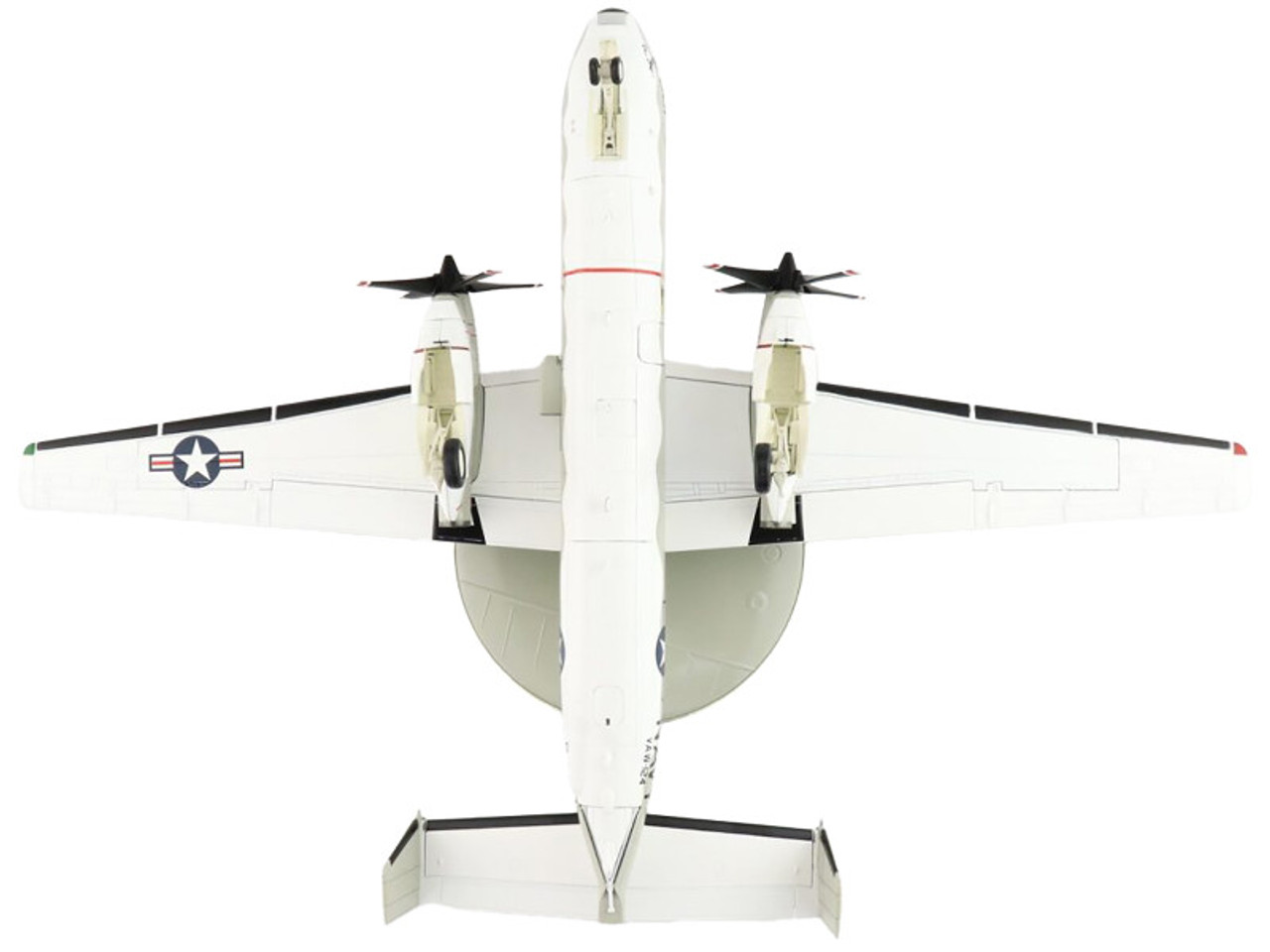 Northrop Grumman E-2C Hawkeye Aircraft "Miss B.Havin' VAW-124 Bear Aces Operation Desrt Storm" (1991) United States Navy "Air Power Series" 1/72 Diecast Model by Hobby Master