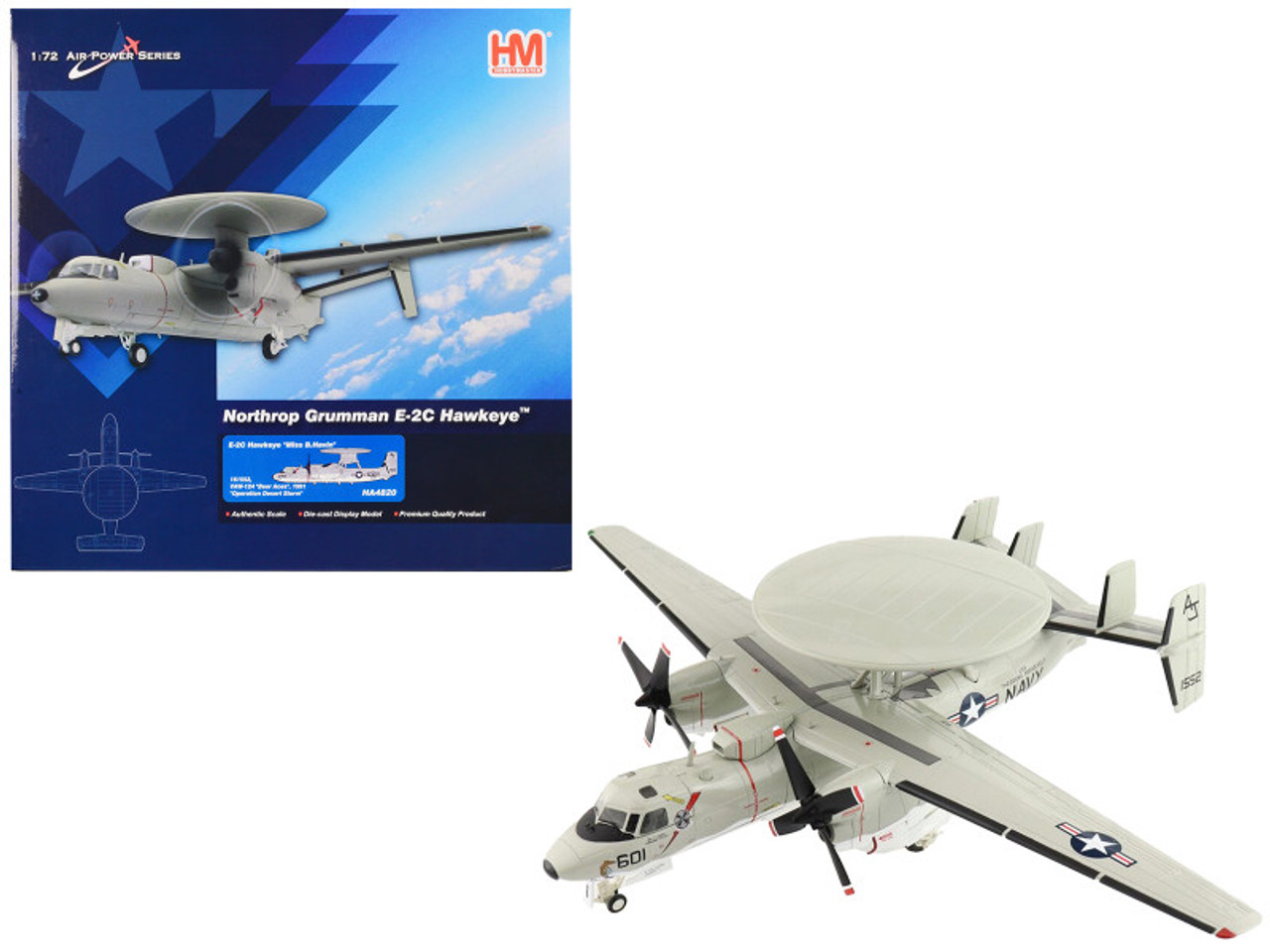 限定商品エアフォース1　1/72　ノースロップグラマン　E-2C　ホークアイ 軍用機