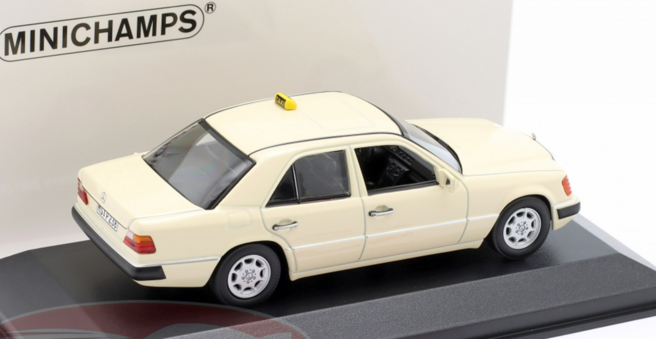 1/43 Minichamps 1990 Mercedes-Benz 230E (W124) Taxi Movie: Tatort Münster Diecast Car Model
