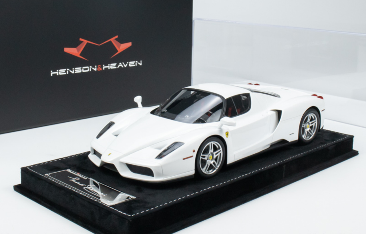 1/18 HH Model Ferrari Enzo Pearl white