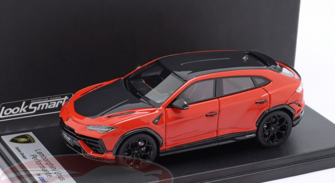 1/43 LookSmart 2022 Lamborghini Urus Performante (Efesto Red) Car Model