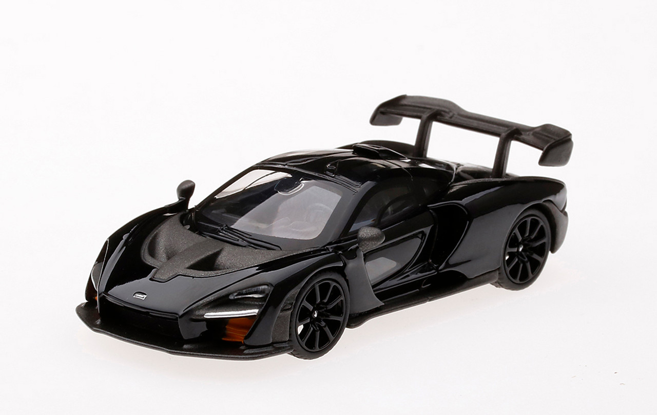 1/64 TSM Mini GT McLaren Senna (Black) Diecast Car Model