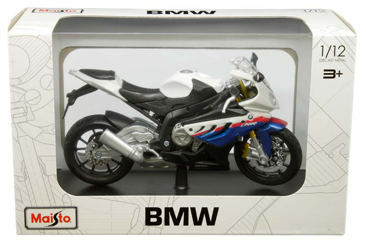 Miniature BMW R1250 Gs 1/12 with Base Maisto Moto : : Toys