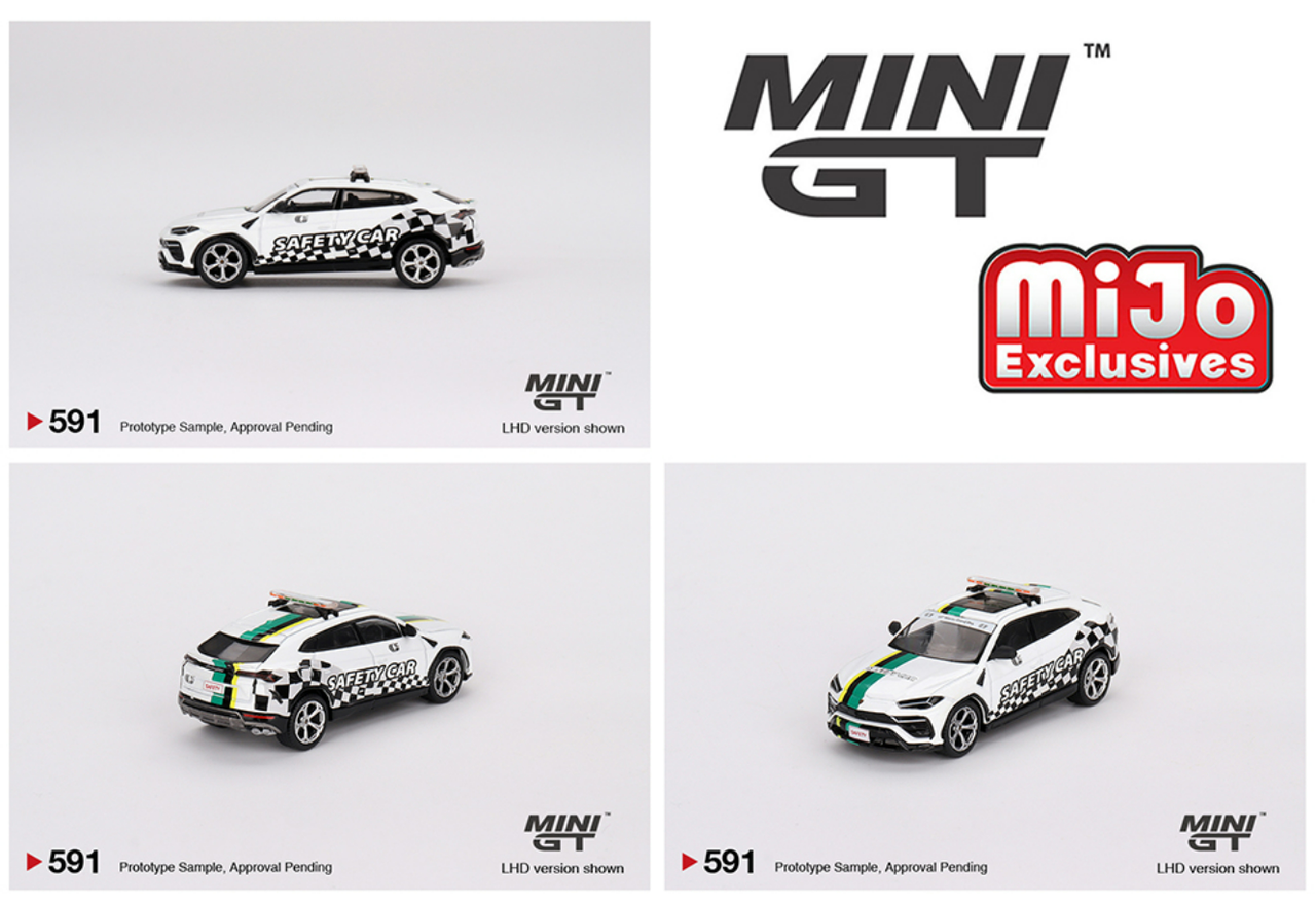 1/64 Mini GT 2022 Lamborghini Urus Macau GP Official Safety Car Diecast Car Model