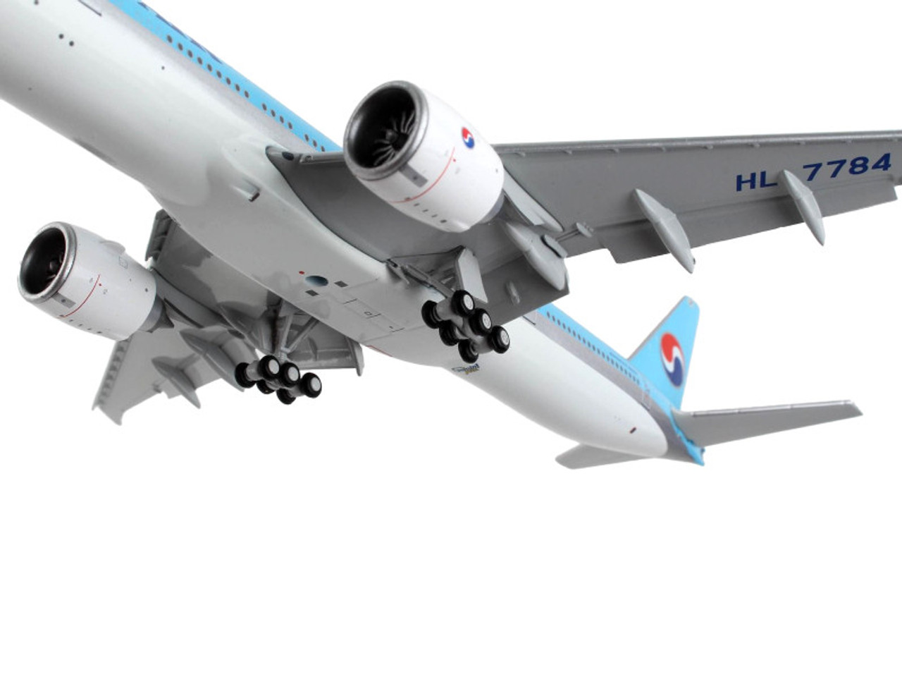 大韓航空　B777-300ER 1/400 Boeing 777-300ER Commercial Aircraft with Flaps Down 