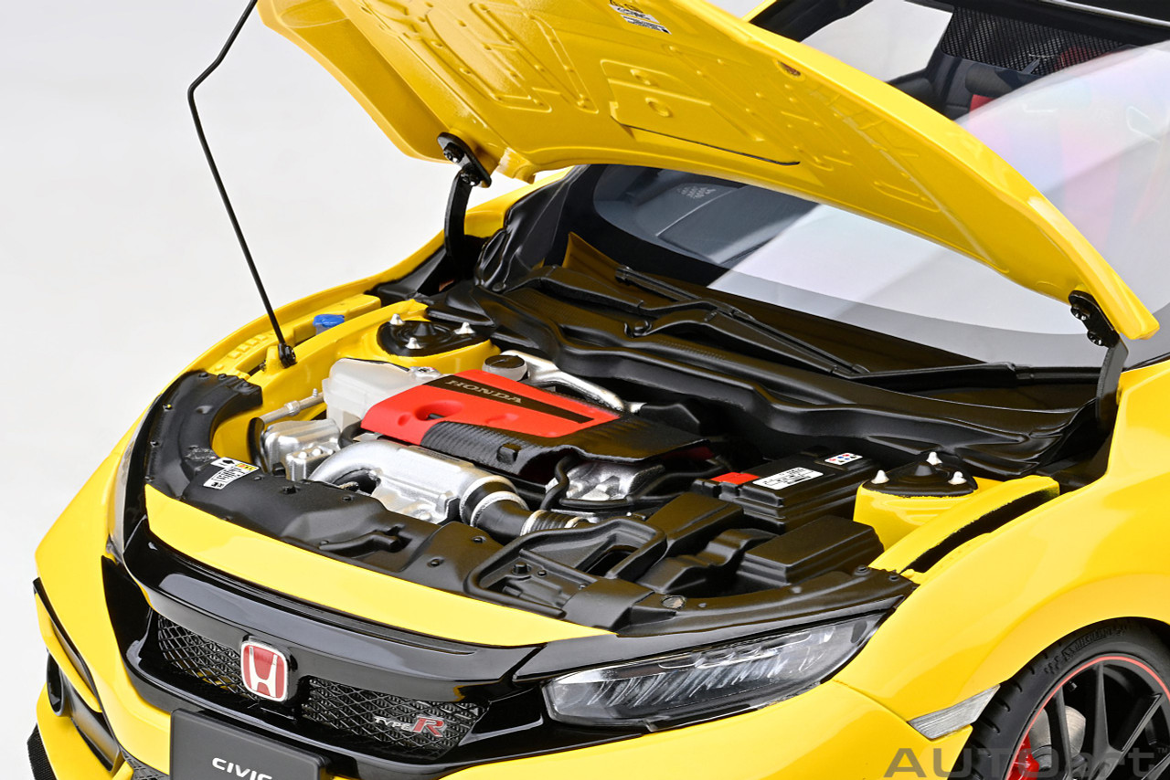 1/18 AUTOart 2021 Honda Civic Type R (FK8) (Sunlight Yellow