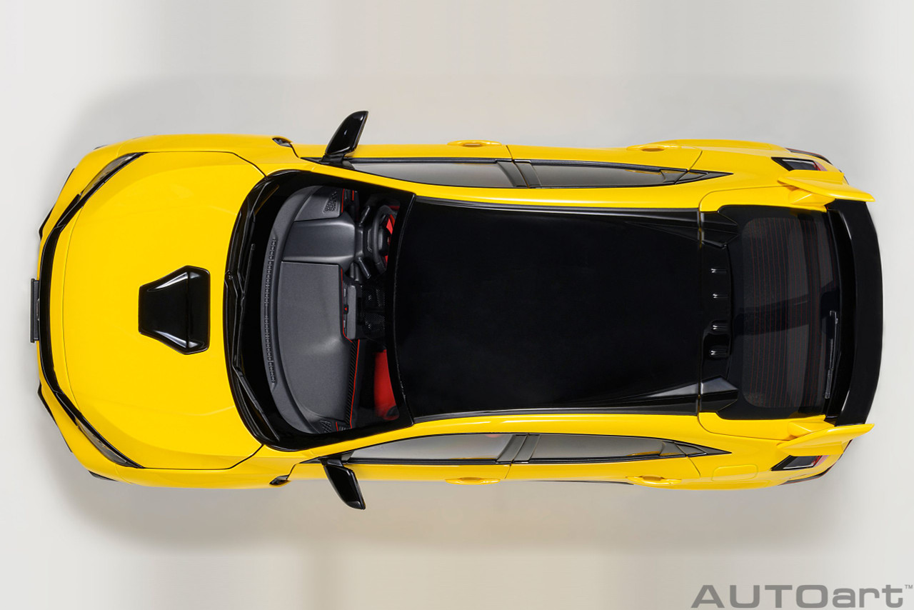 1/18 AUTOart 2021 Honda Civic Type R (FK8) (Sunlight Yellow